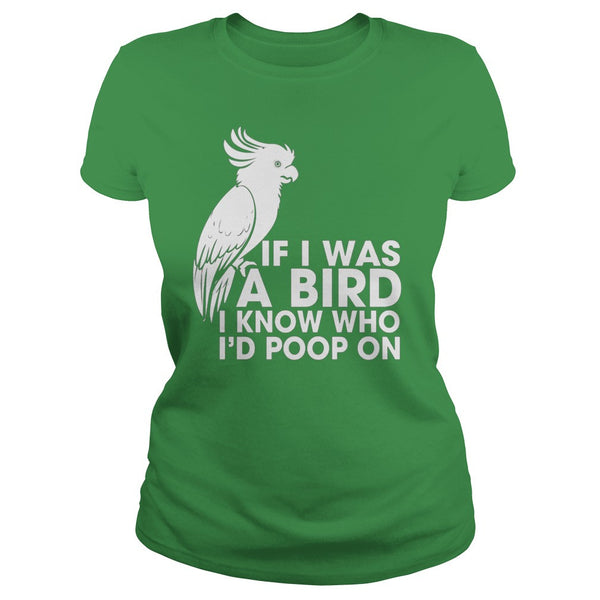 FUNNY BIRD POOP TSHIRT