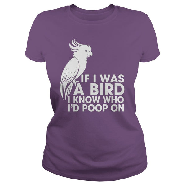 FUNNY BIRD POOP TSHIRT