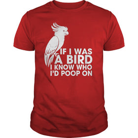 FUNNY BIRD POOP TSHIRT