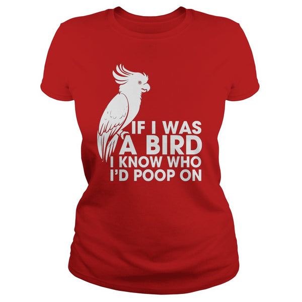 FUNNY BIRD POOP TSHIRT