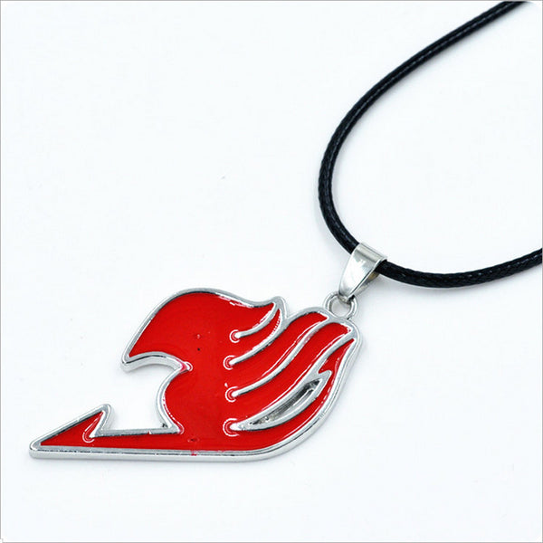 Hot Sale Women Men Cosplay Anime FAIRY TAIL Natsu Dragneel Guild Pendant Necklace