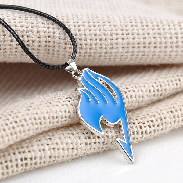 Hot Sale Women Men Cosplay Anime FAIRY TAIL Natsu Dragneel Guild Pendant Necklace