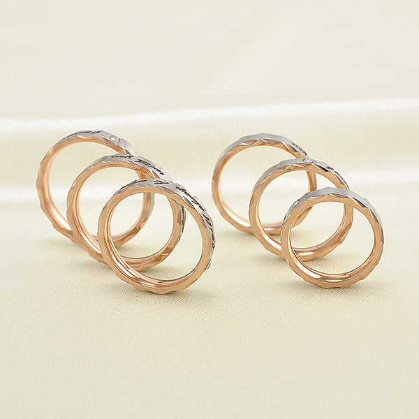 2017 Romatic Lover "I will always be with you" Stainless Steel Couple Rings Classic Rings for Women Wedding Rings