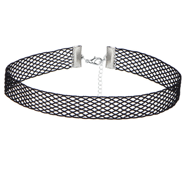 17KM 8 PCS/Set PU Leather Choker Necklaces Set for Women Steampunk Collar Lace Necklace Jewelry Gothic Tattoo