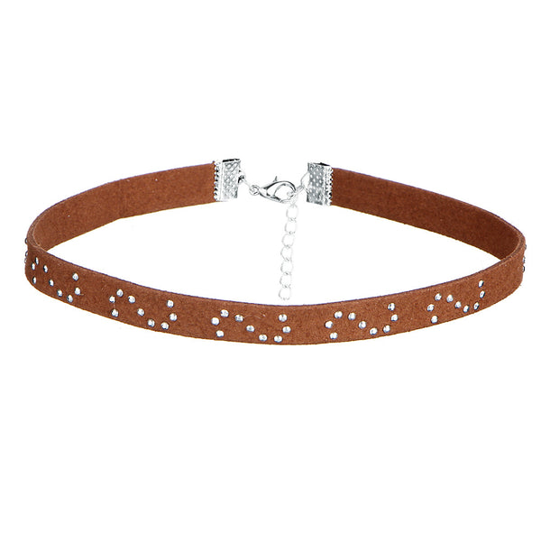 17KM 8 PCS/Set PU Leather Choker Necklaces Set for Women Steampunk Collar Lace Necklace Jewelry Gothic Tattoo