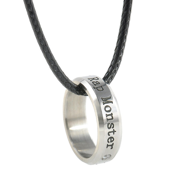 BANGTAN BOYS BTS Ring Men Women Stainless Steel  Name Rings