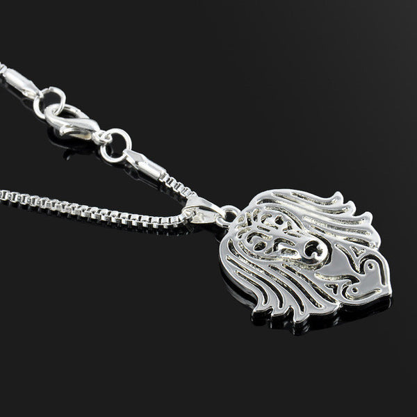 Cute Pet Dog Family Stroll Design pendant necklace Fashion Women Charming Alloy Chain