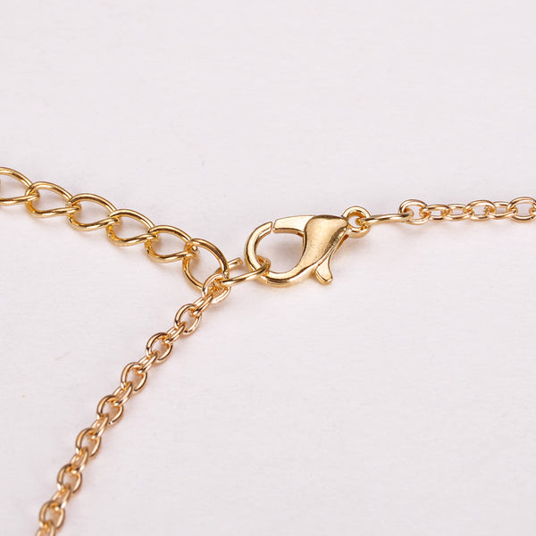 Fashion Cute Pets Dogs Footprints Paw Heart Love Chain Pendant Necklace Jewelry for Women