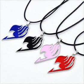 Hot Sale Women Men Cosplay Anime FAIRY TAIL Natsu Dragneel Guild Pendant Necklace