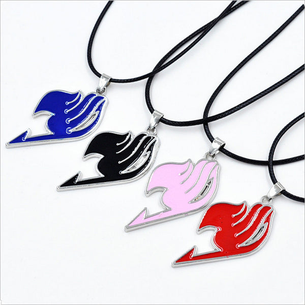 Hot Sale Women Men Cosplay Anime FAIRY TAIL Natsu Dragneel Guild Pendant Necklace